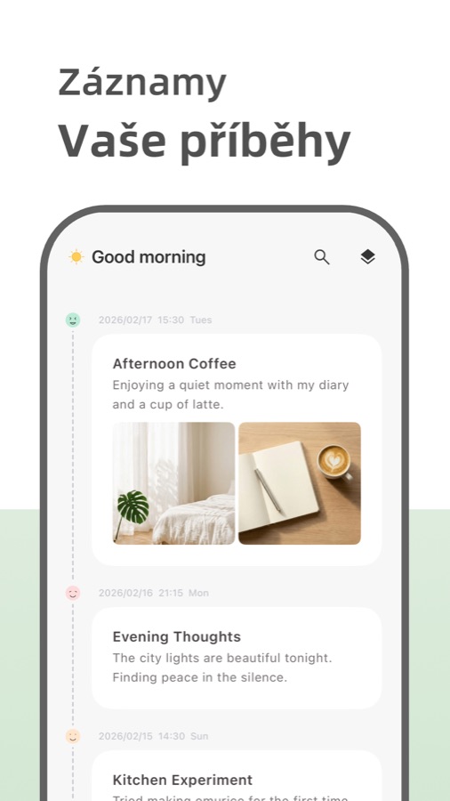 Your Diary private journal screenshot