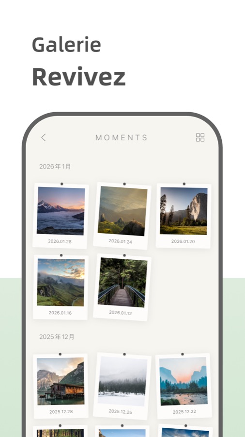 Your Diary timeline and mood tracker screenshot