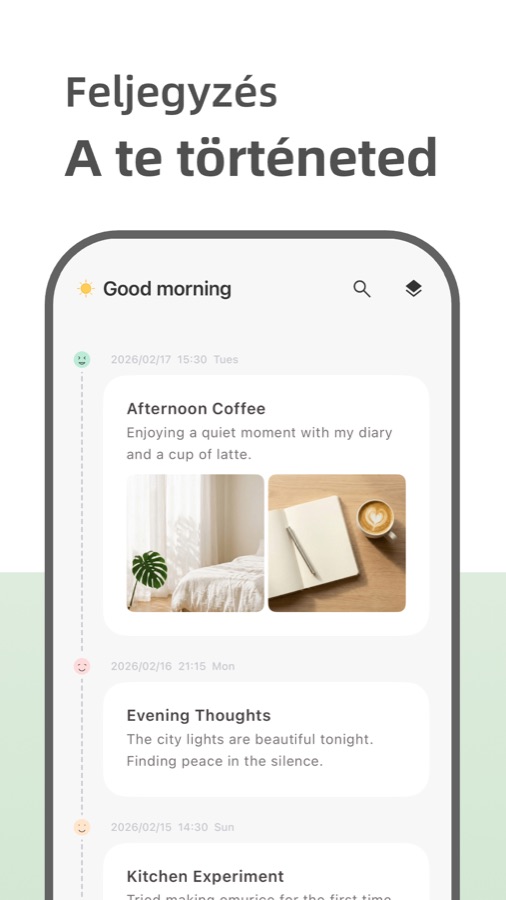 Your Diary private journal screenshot