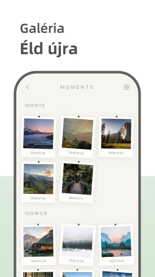 Your Diary timeline and mood tracker screenshot