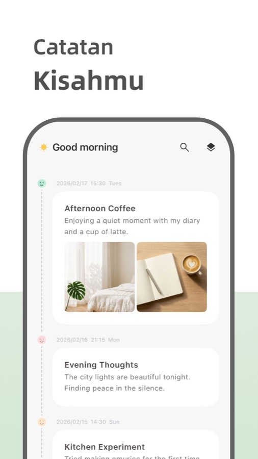 Your Diary private journal screenshot