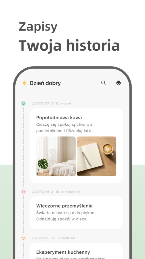 Your Diary private journal screenshot