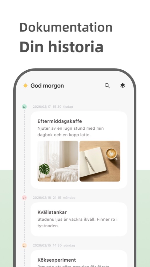 Your Diary private journal screenshot