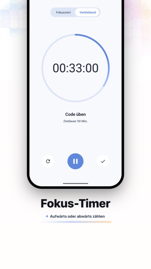 Fun Habit heatmap and focus timer screenshot