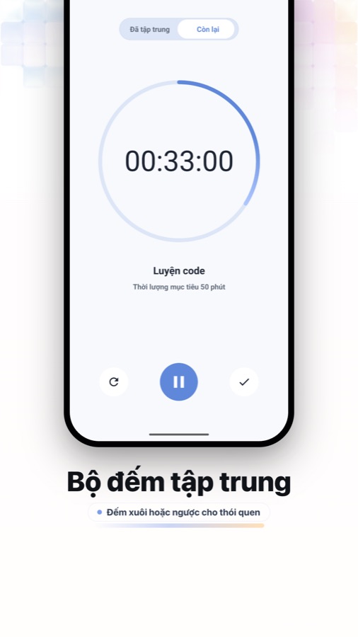 Fun Habit heatmap and focus timer screenshot